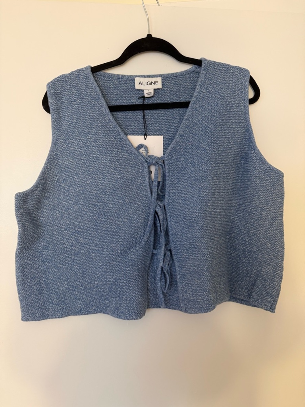 Isla Knitted Tie Waistcoat